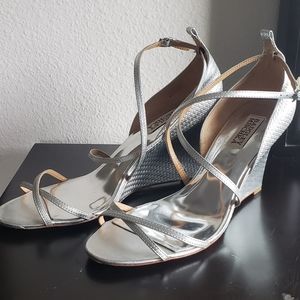 Badgley Mischka Silver sandals